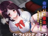 夜行バス家出●●~周りにバレないように耳元囁き密着えっち~