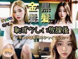 【ビッチなGAL’s】金髪＆黒髪 恥ずかしい放課後?ギャルは意外にシャイでした?